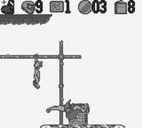 une photo d'Ã©cran de The Pagemaster sur Nintendo Game Boy